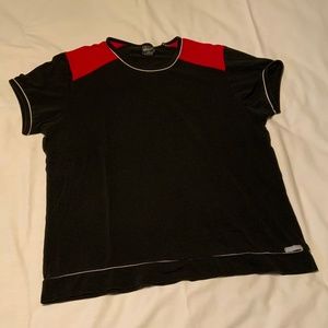 Bum Athletics Black+Red Short Sleeve Tee (L)